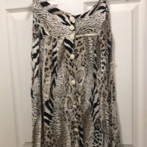 Animal print 
Skirt & Top